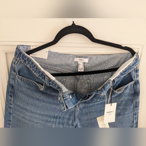 New Mom jeans mid rise Straight-Leg - Picture 8 of 12